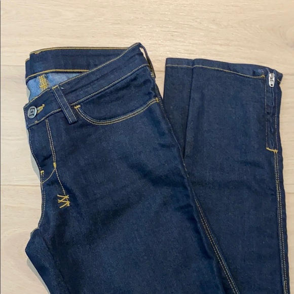 KSUBI super skinny zip, raw indigo, size 25 - Picture 2 of 6